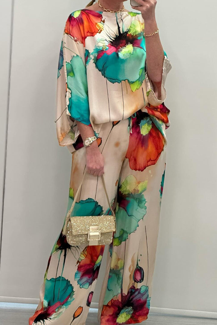 Floral - Elegant Patterned Ensemble