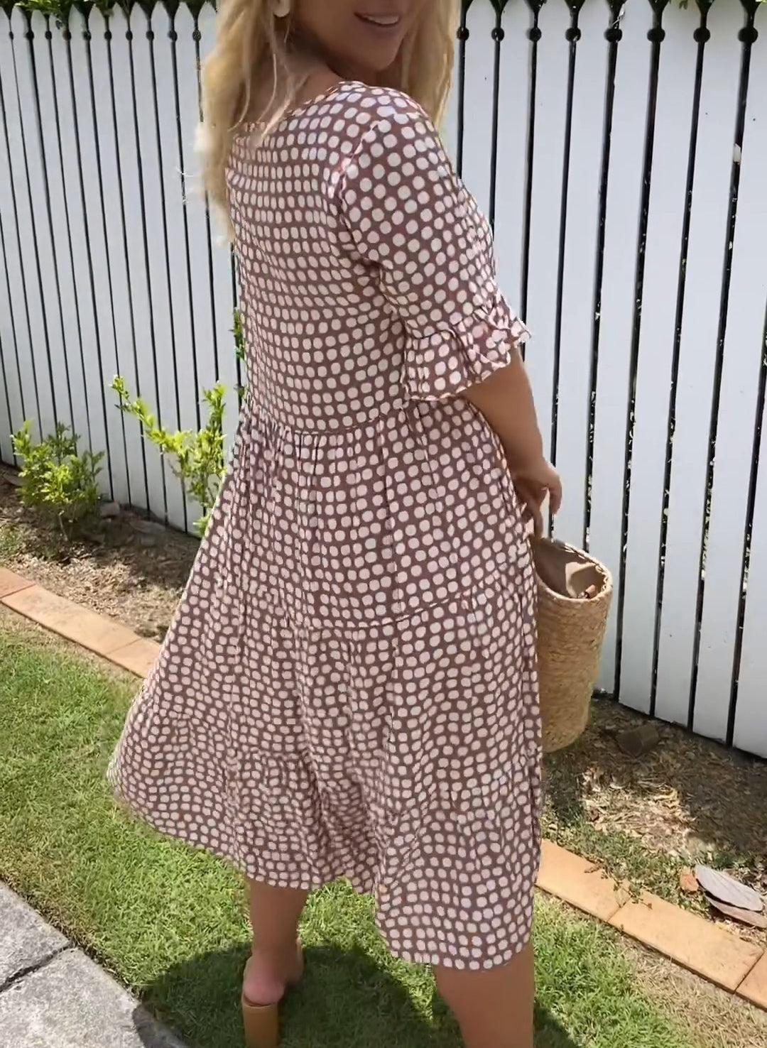 Zara | Coastal Wave Summer Dress