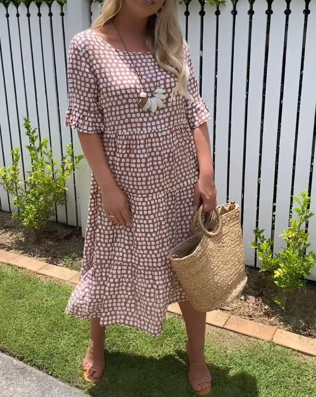 Zara | Coastal Wave Summer Dress