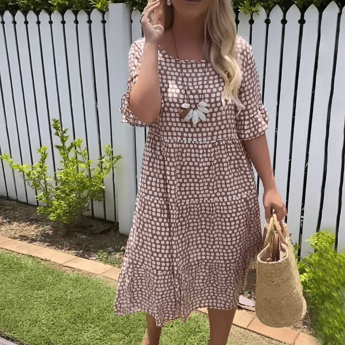 Zara | Coastal Wave Summer Dress