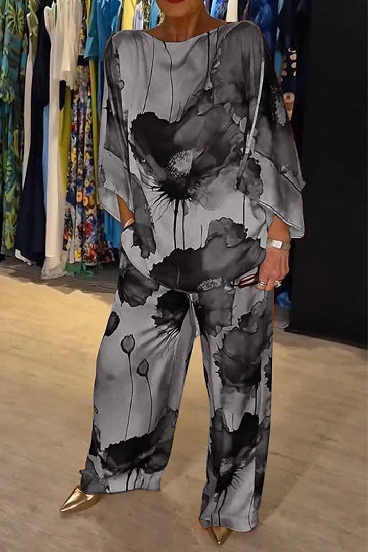 Floral - Elegant Patterned Ensemble