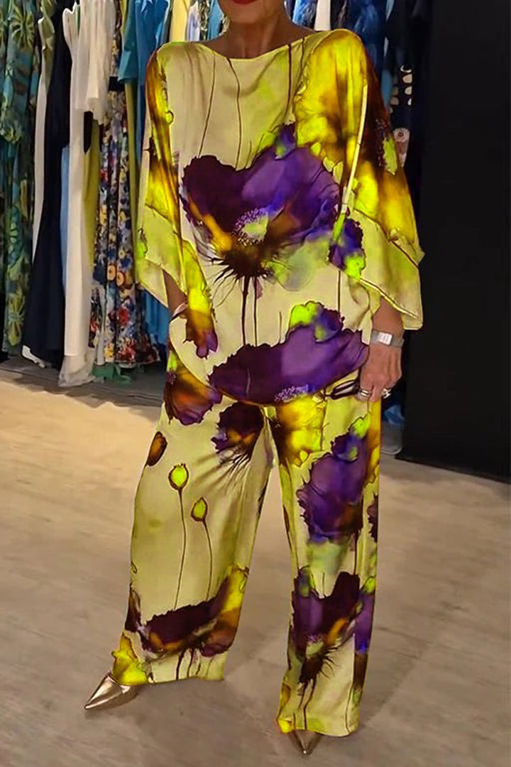 Floral - Elegant Patterned Ensemble