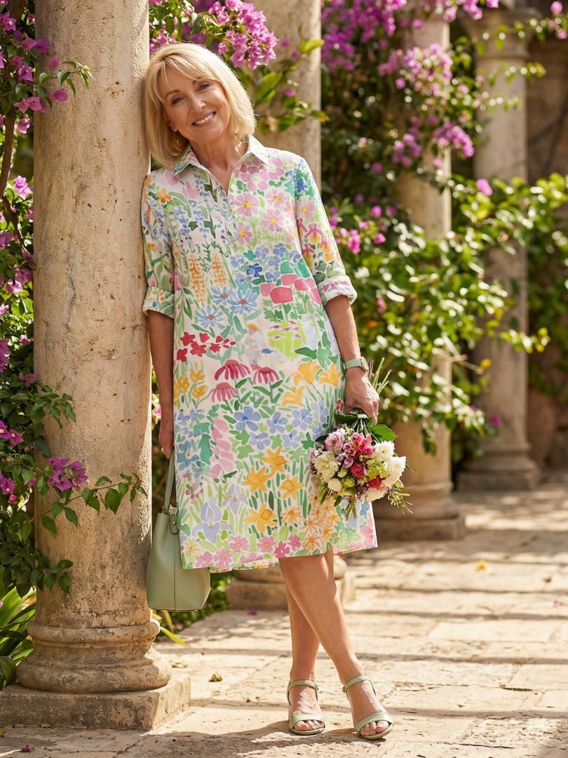 Celestine | Botanical Midi Dress