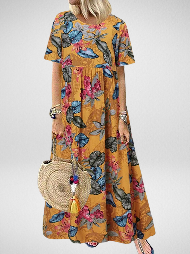 Serena™ | Vintage-Inspired Lace Midi Dress