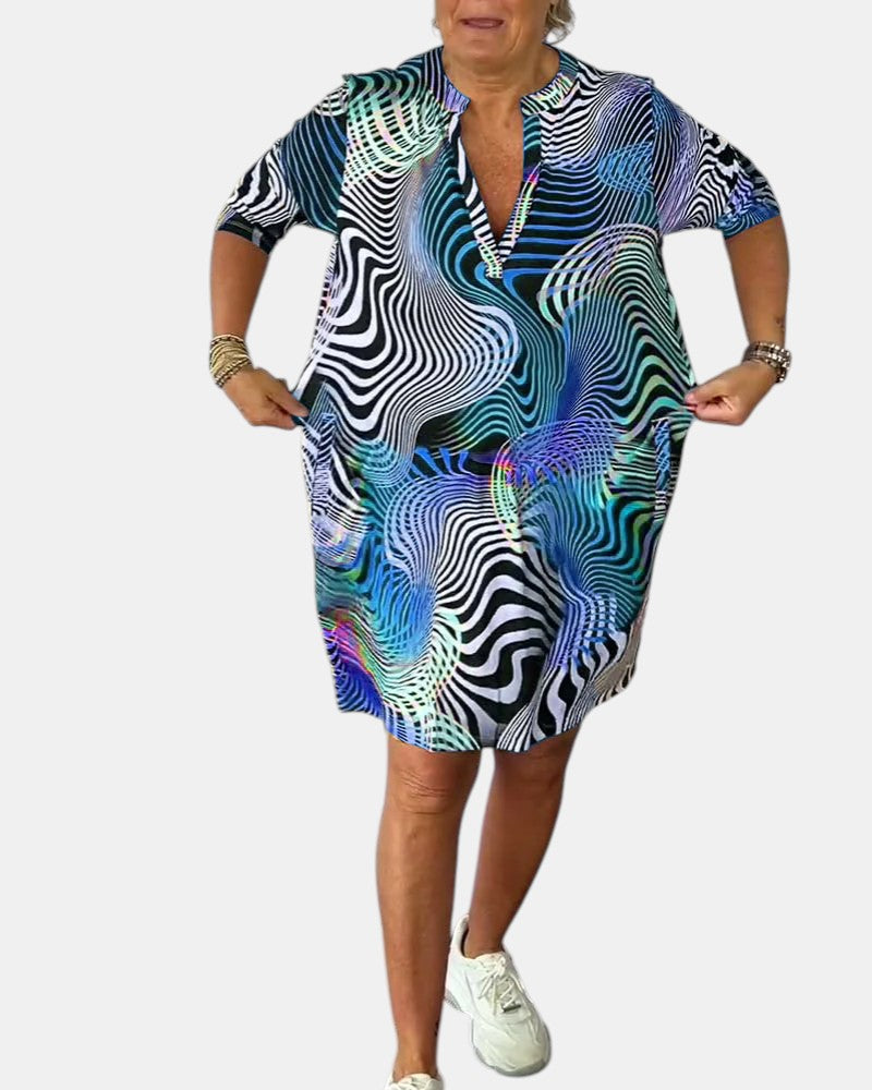 Emily™ | Vibrant A-line Dress