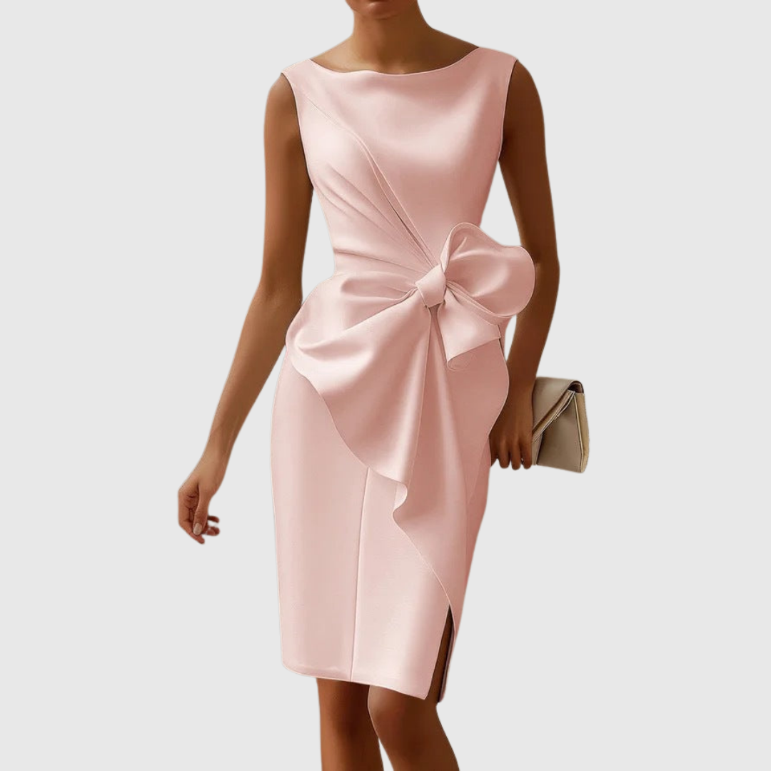Ainsley | Chic Sleeveless Midi Gown