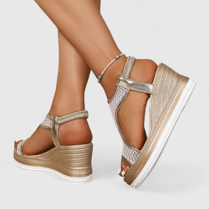 Emily | Supportive Arch Wedge Sandals
