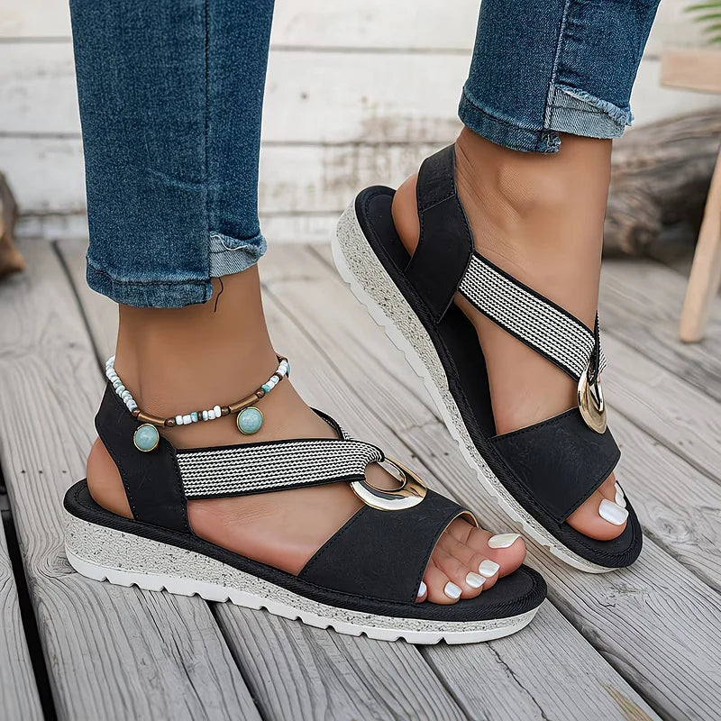 Marlenia | Stylish Sandals Featuring a Chic Metal Buckle