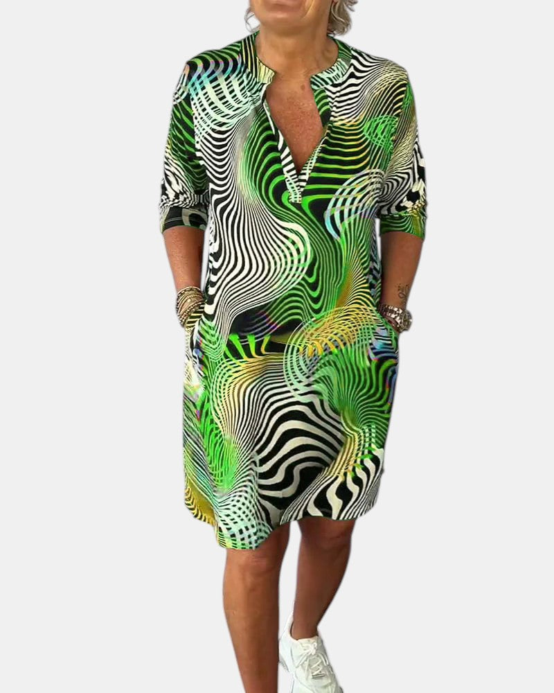 Emily™ | Vibrant A-line Dress
