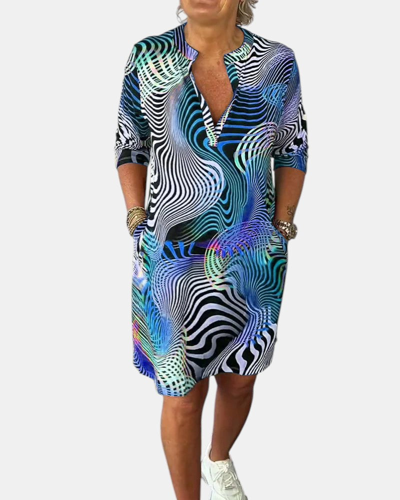 Emily™ | Vibrant A-line Dress