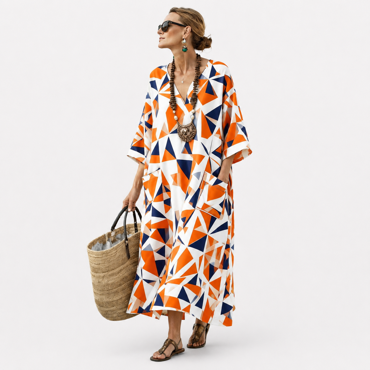 Flora | Garden Print Caftan