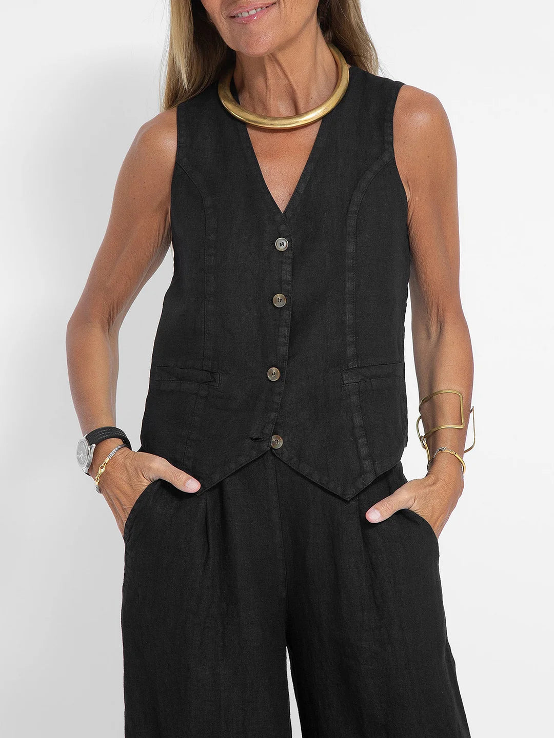 Aira - Tailored Blazer & Slim-Fit Trousers Ensemble