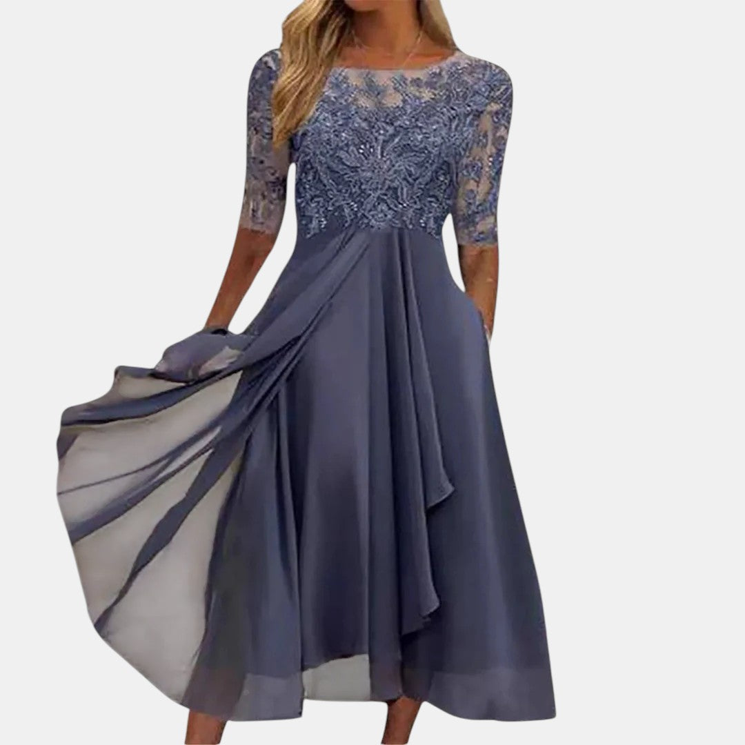 Isabella™ | Chic Floral Gown
