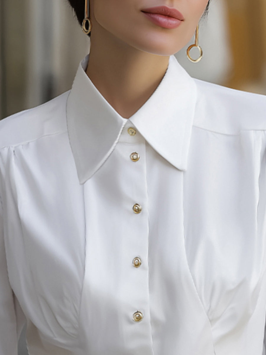Timeless Fitted Button-Up Shirt
