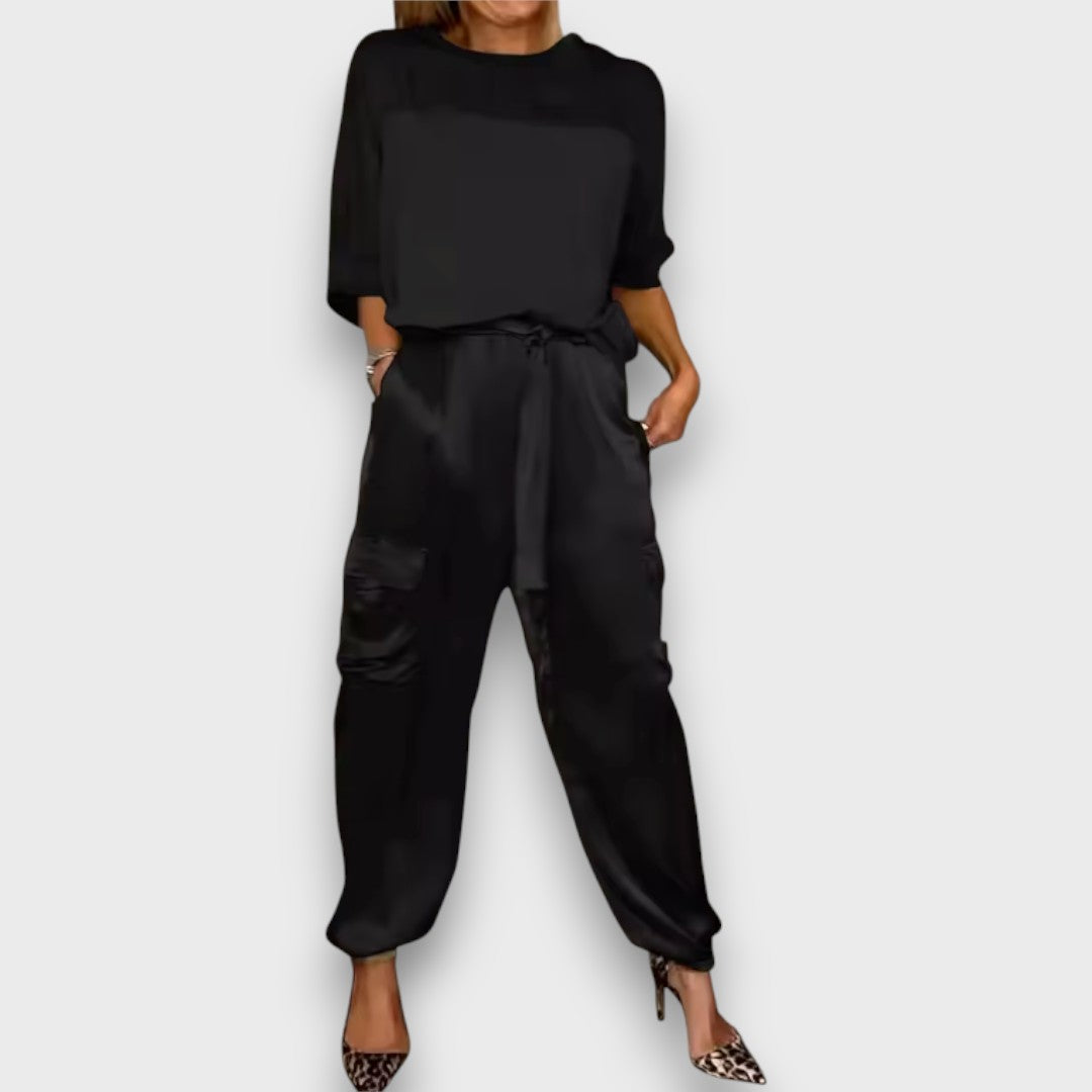 Avelan – Luxe Silk Two-Piece Ensemble