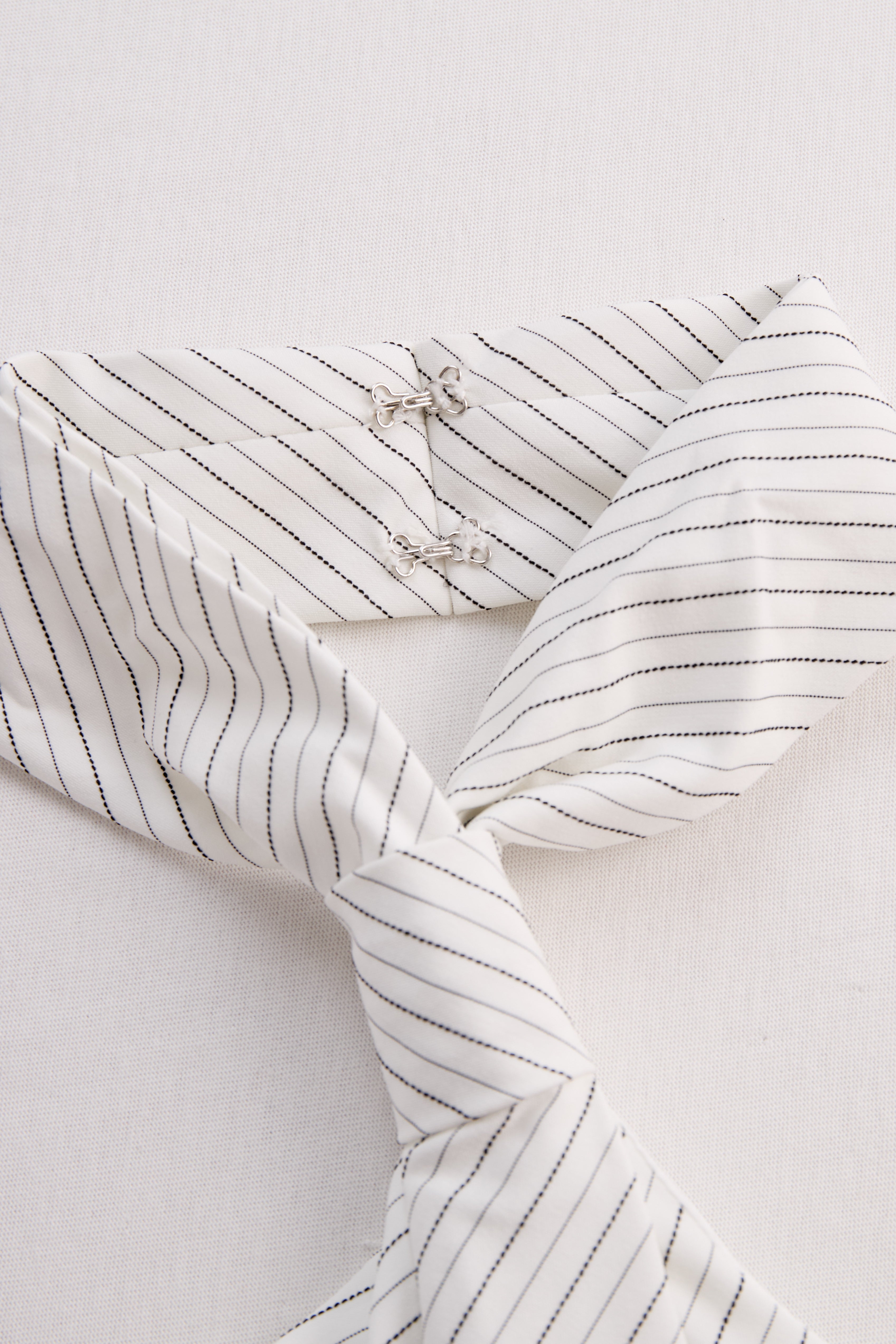 Polka Dot Off-Shoulder Tie-Front Top