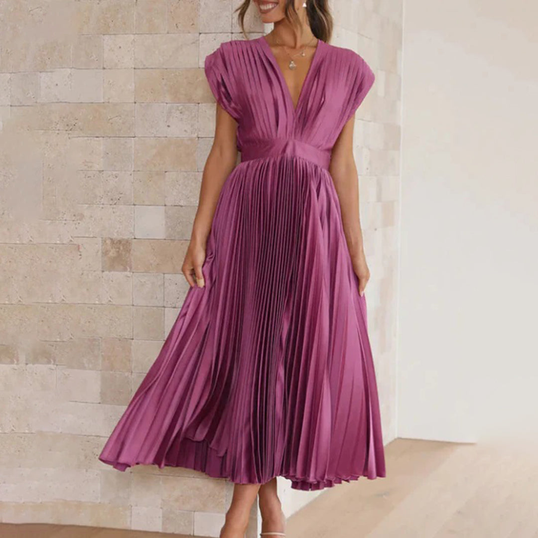 Marni™ | Classic Pleated Midi Gown