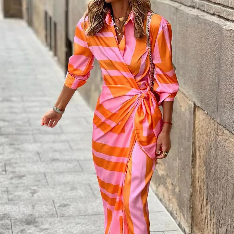 Luna™ | Chic Spring Midi Dress