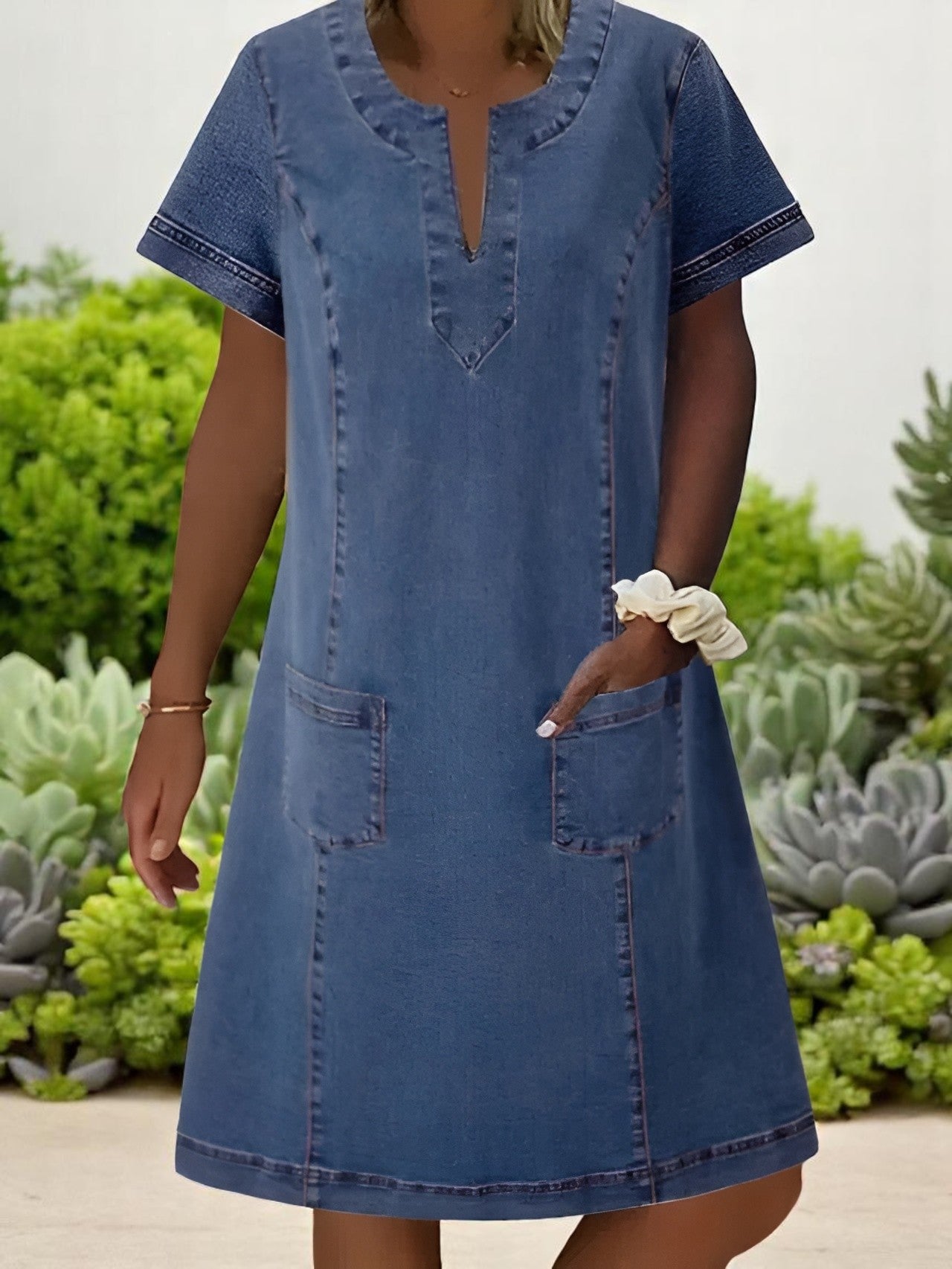 Emma™ | Casual Denim Shift Dress