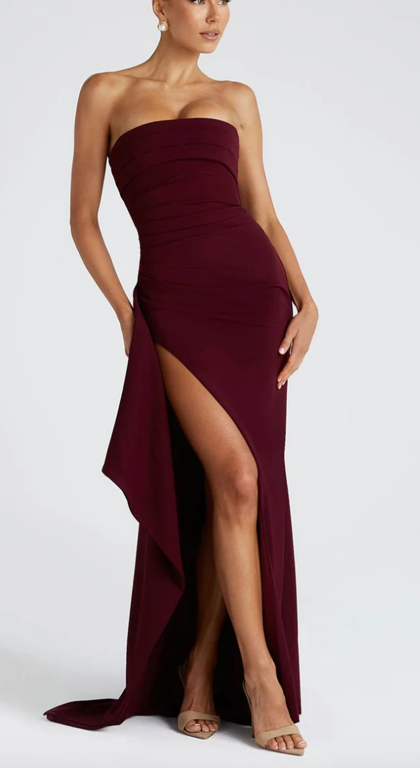 Celestia™ | Off-Shoulder Elegant Maxi Gown