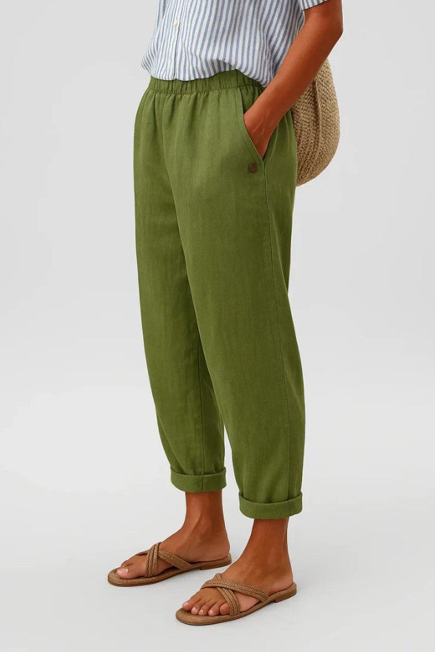Romina Timeless Linen-Look Trousers