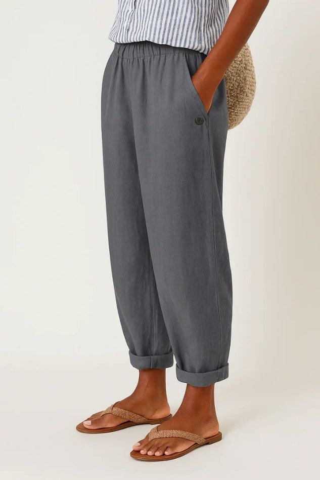 Romina Timeless Linen-Look Trousers
