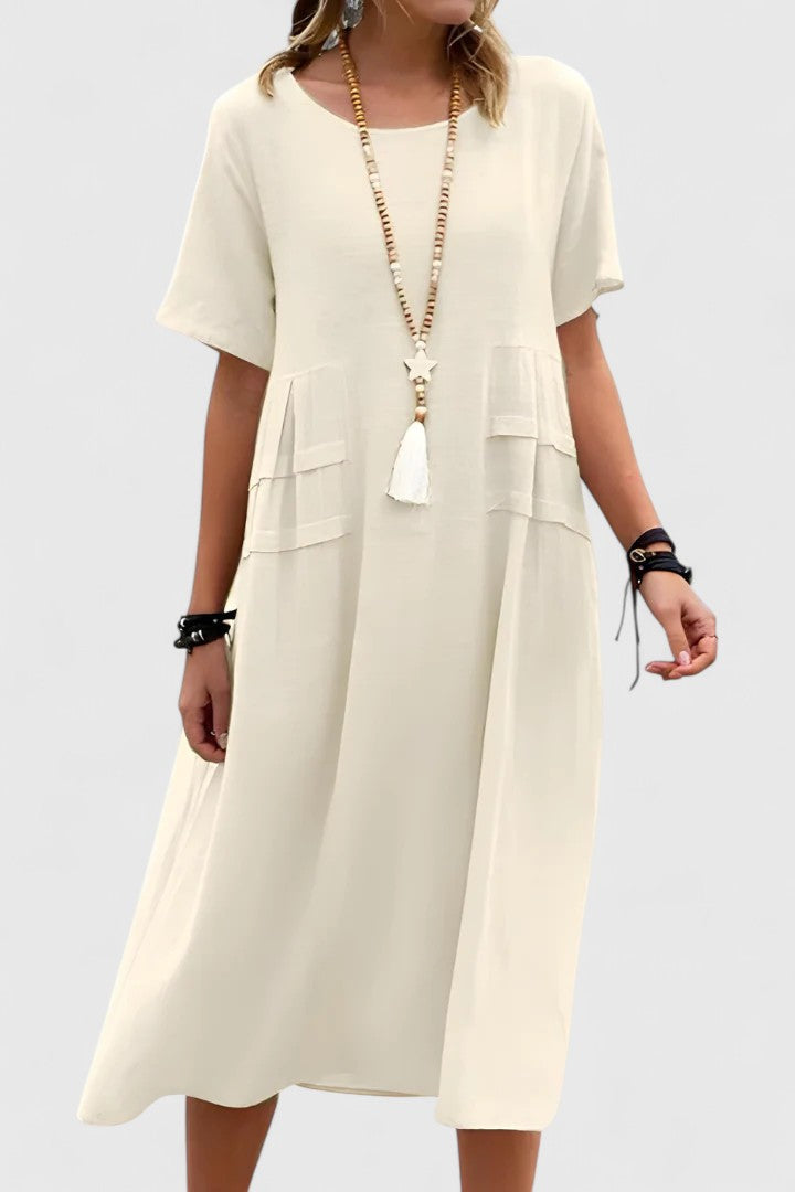 Clara™ | Chic A-Line Dress