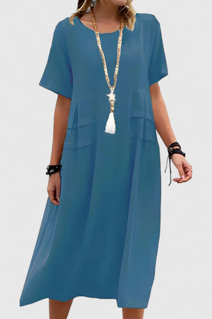 Clara™ | Chic A-Line Dress
