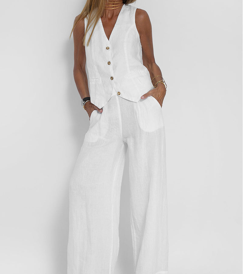 Aira - Tailored Blazer & Slim-Fit Trousers Ensemble
