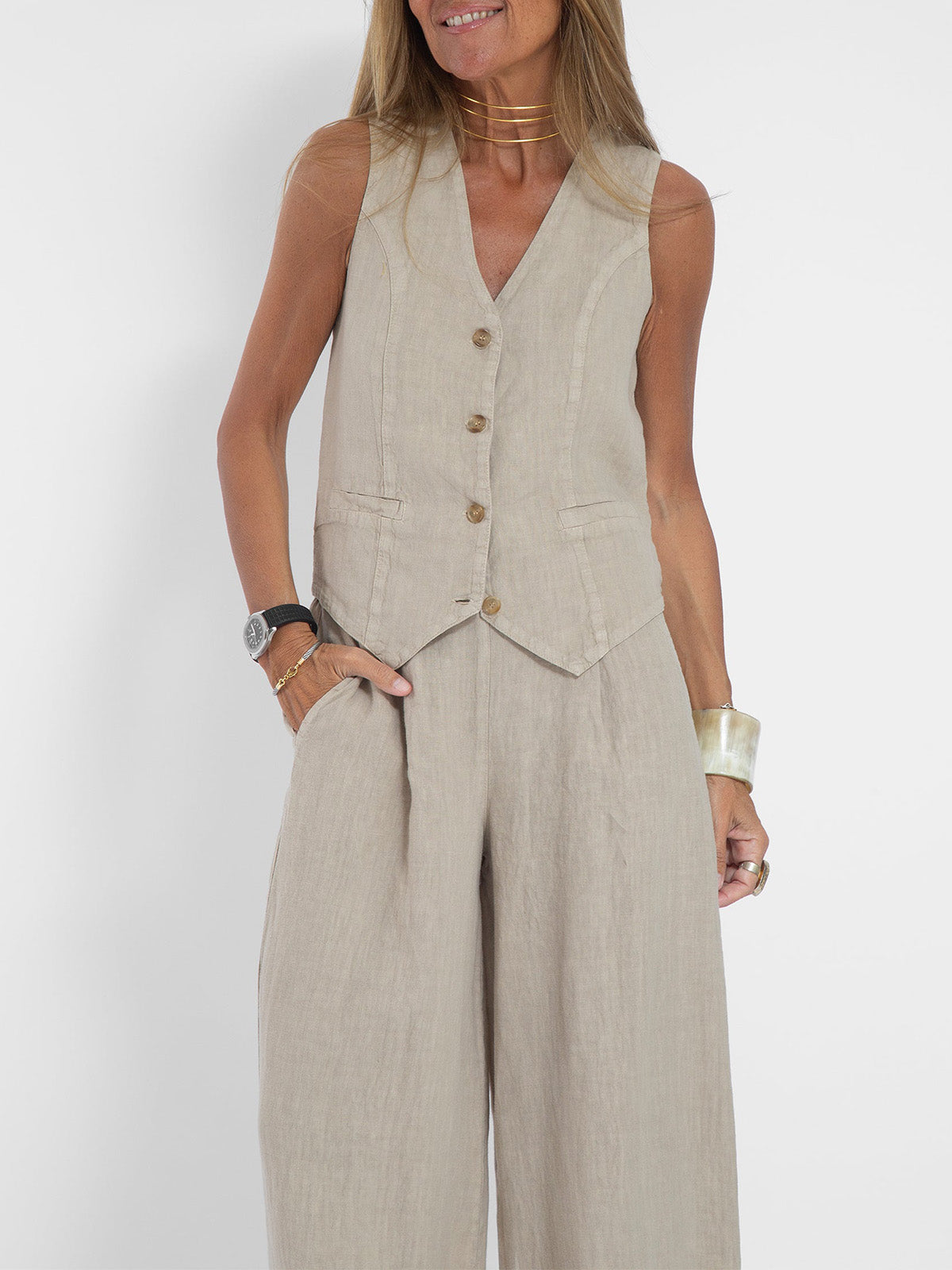 Aira - Tailored Blazer & Slim-Fit Trousers Ensemble
