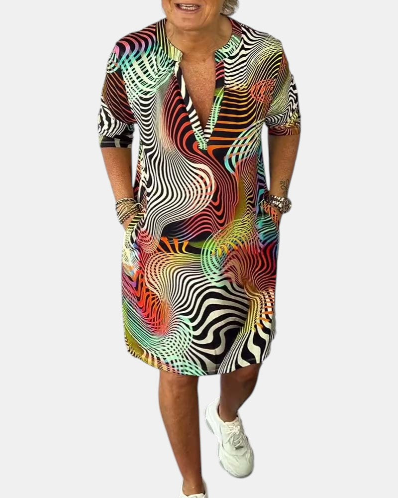 Emily™ | Vibrant A-line Dress
