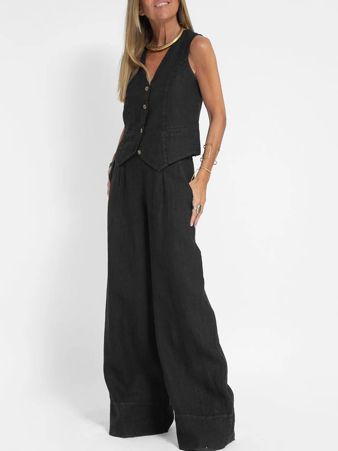 Aira - Tailored Blazer & Slim-Fit Trousers Ensemble