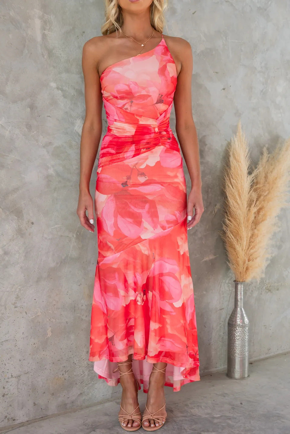 Aria™ | Asymmetrical Ruffled Gown