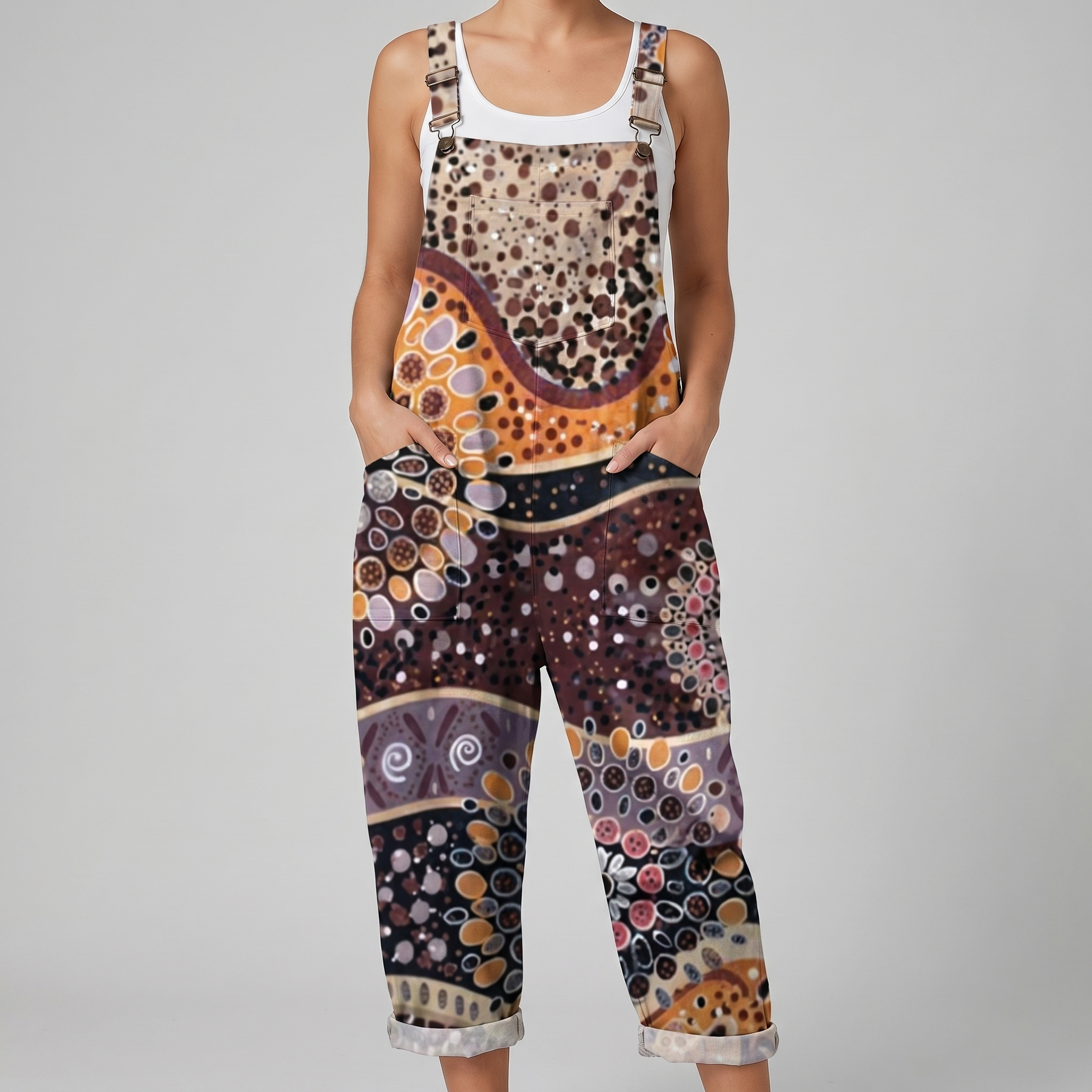 Terra™ | Aboriginal Dot Art Jumpsuit