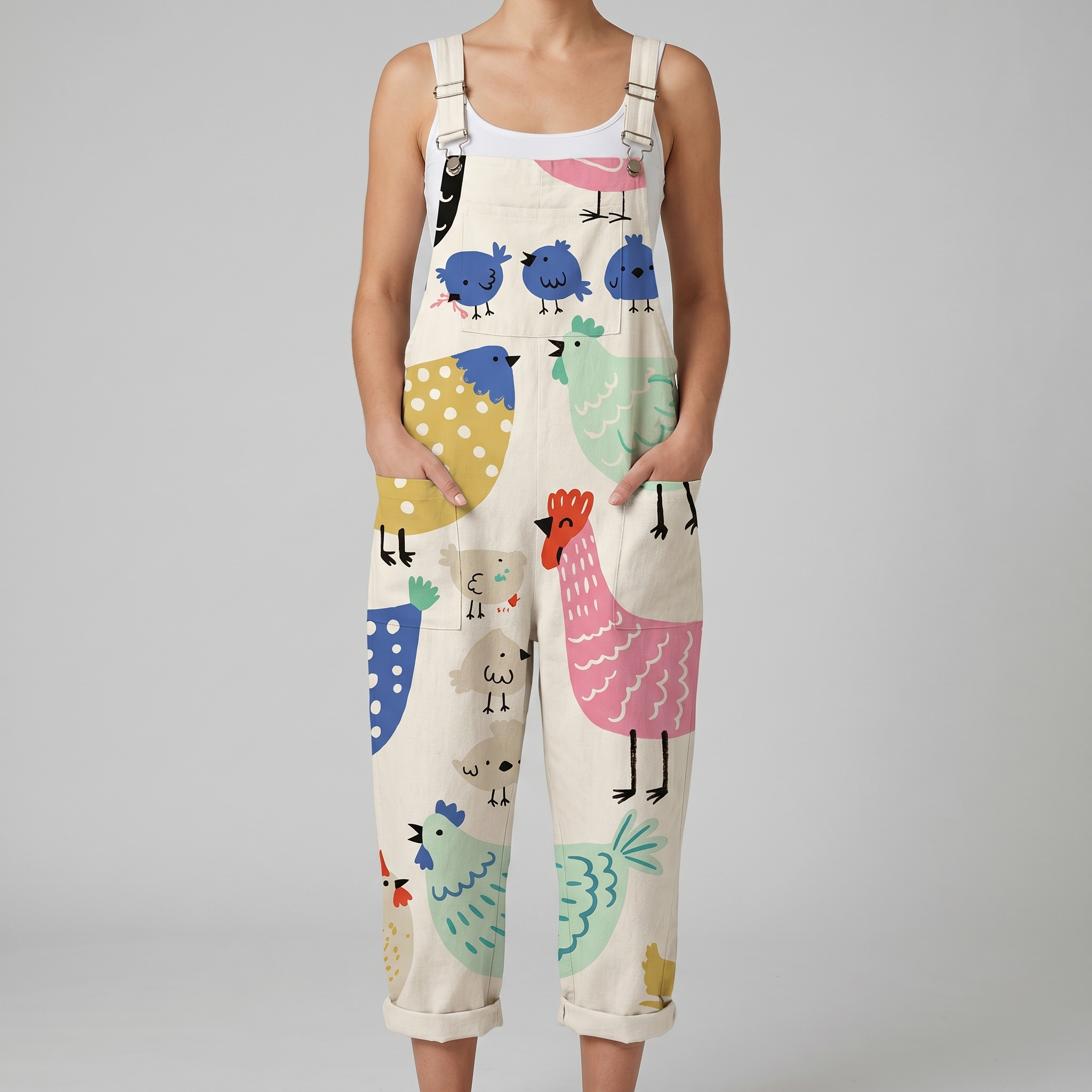 Chirpy™ | Cartoon Bird Jumpsuit