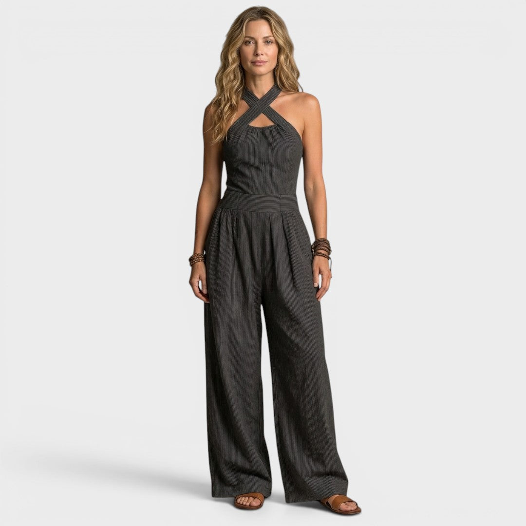 Flavie | Elegant Wrap-Over Jumpsuit