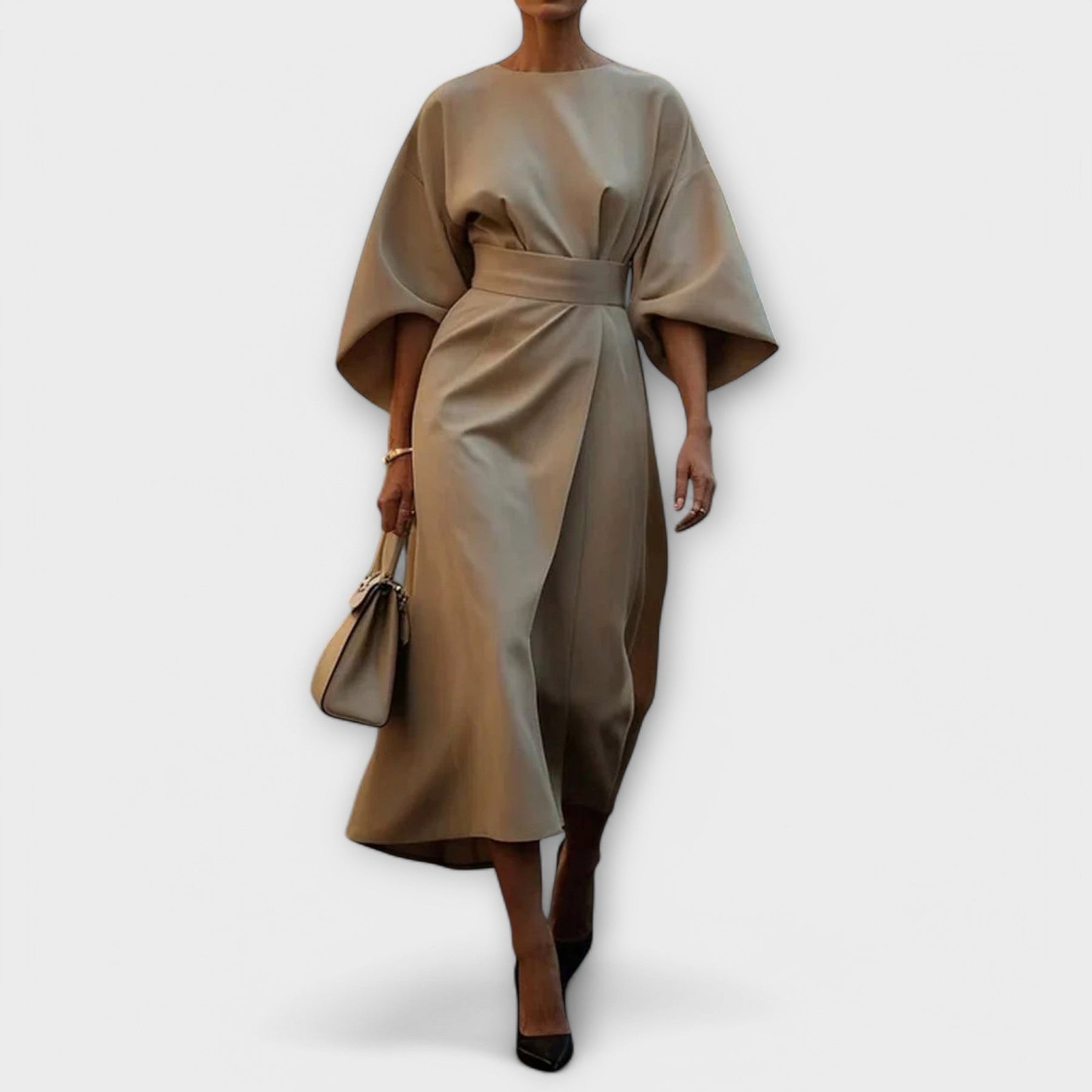 Aria™ | Chic Bell Sleeve Dress