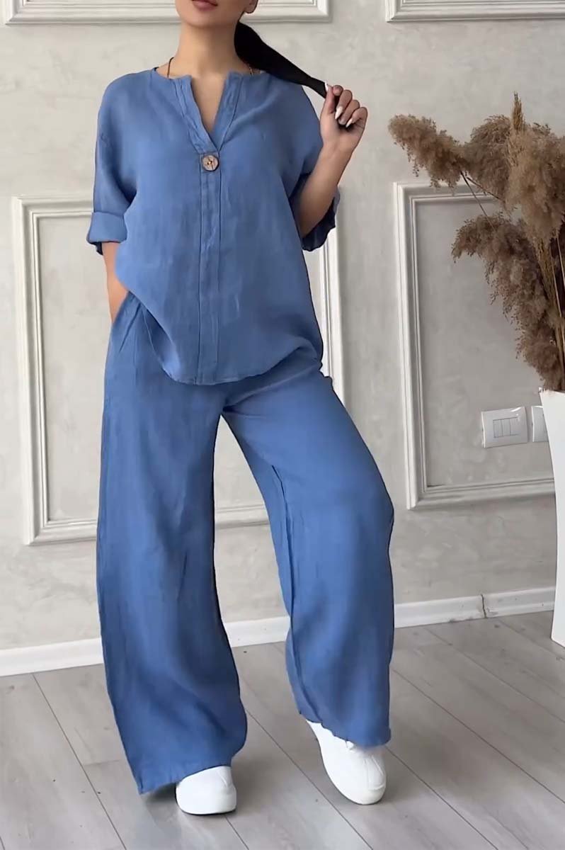 Jenna - Cozy Two-Piece Loungewear Ensemble