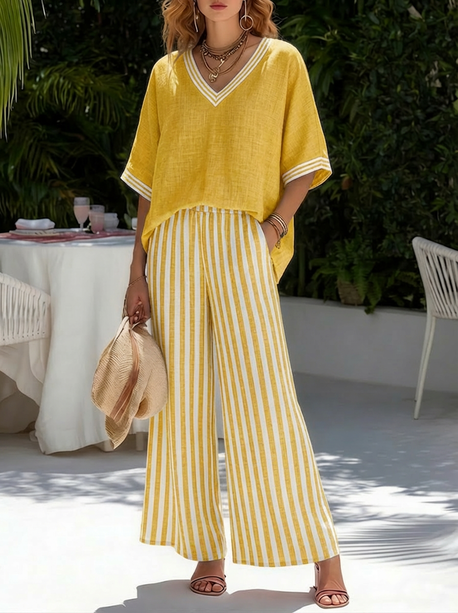 Clara | Polka Dot Cotton Ensemble