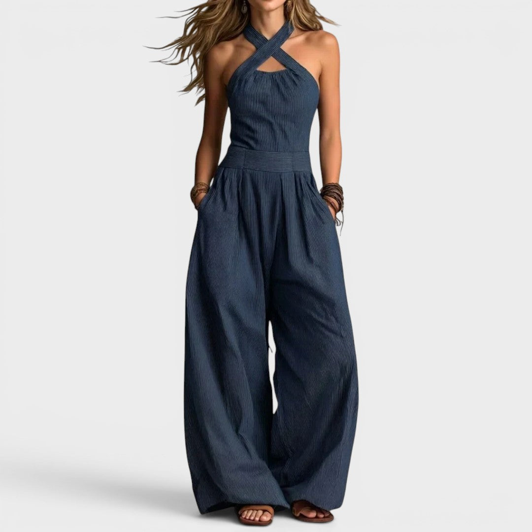 Flavie | Elegant Wrap-Over Jumpsuit