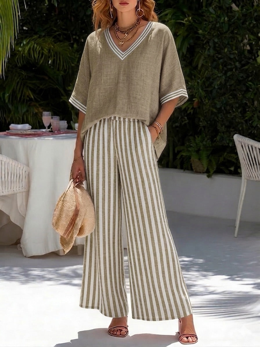 Clara | Polka Dot Cotton Ensemble