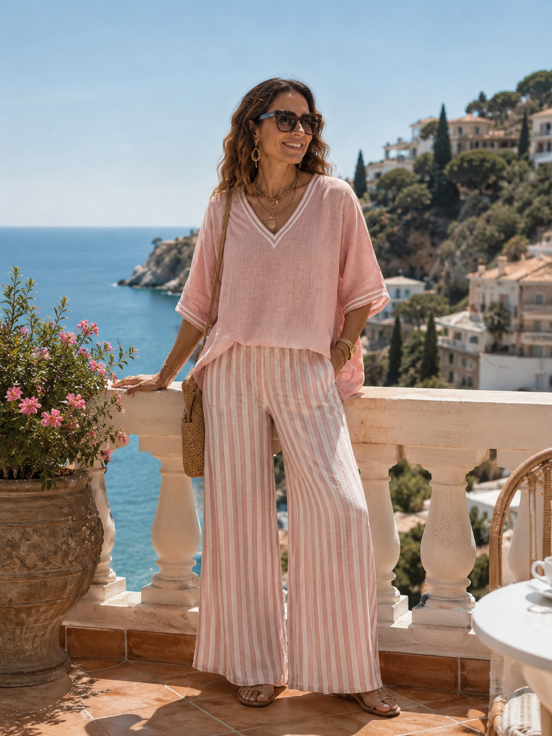 Clara | Polka Dot Cotton Ensemble