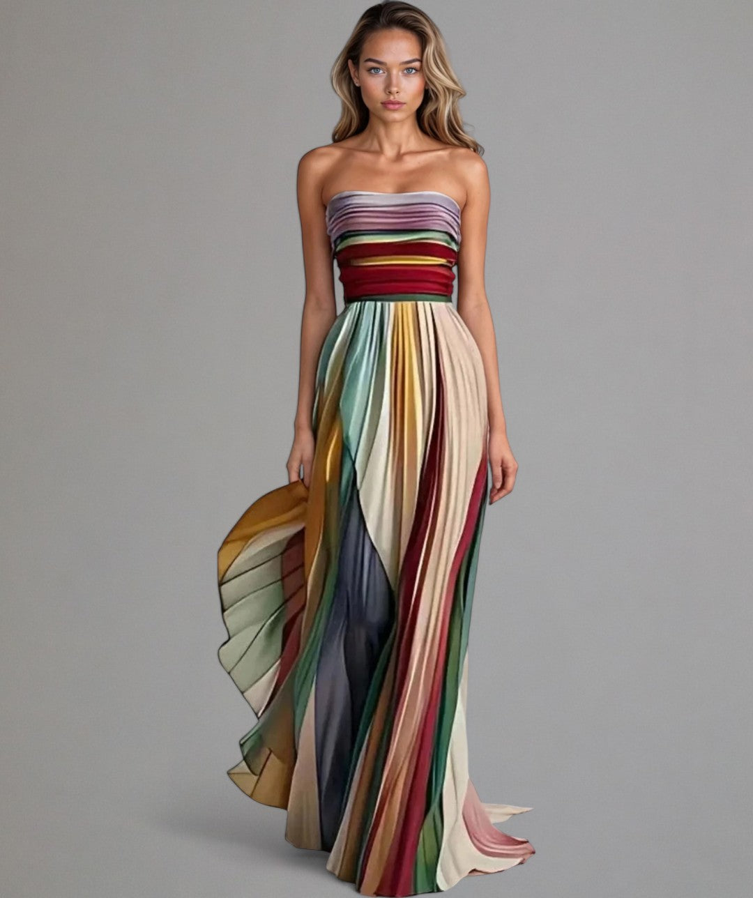 Serena™ | Easy Breezy Off-Shoulder A-Line Gown