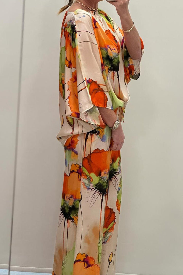 Floral - Elegant Patterned Ensemble