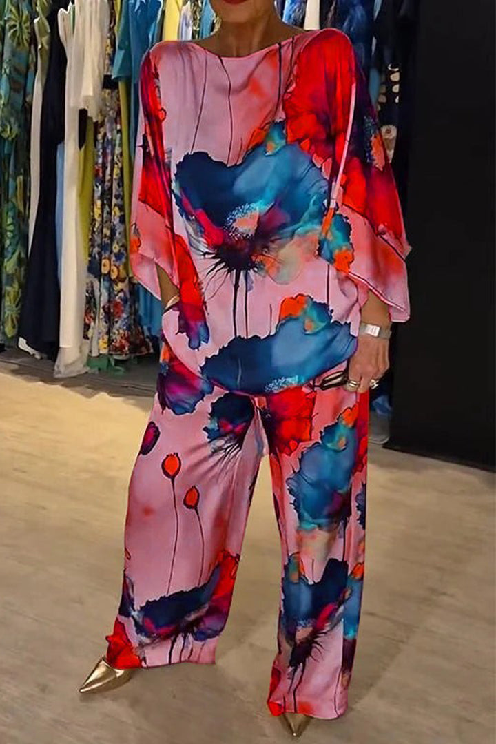 Floral - Elegant Patterned Ensemble