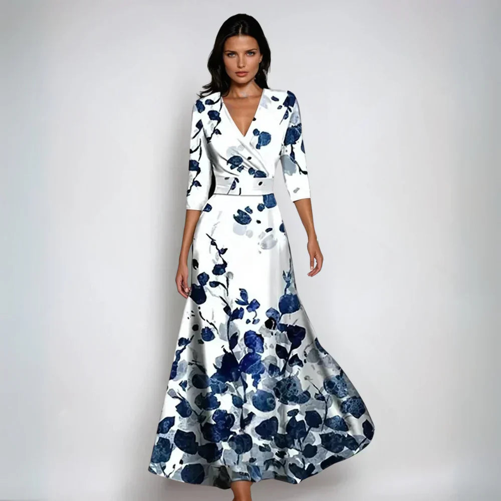 Isabella™ | Chic Botanical A-Line Dress
