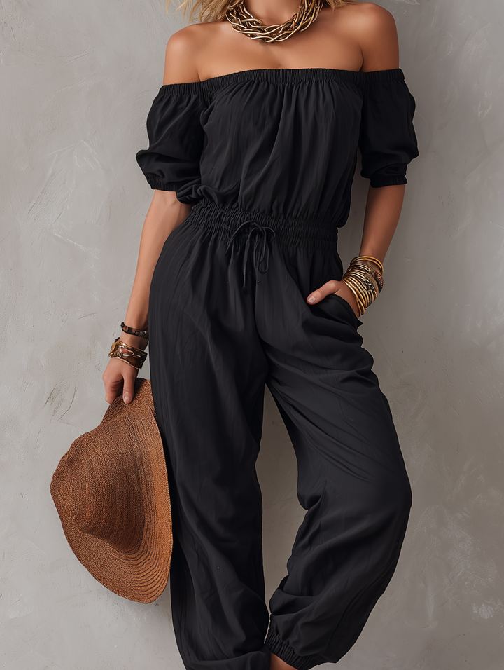 Lisara | OFF-THE-SHOULDER JUMPSUIT FOR WOMEN