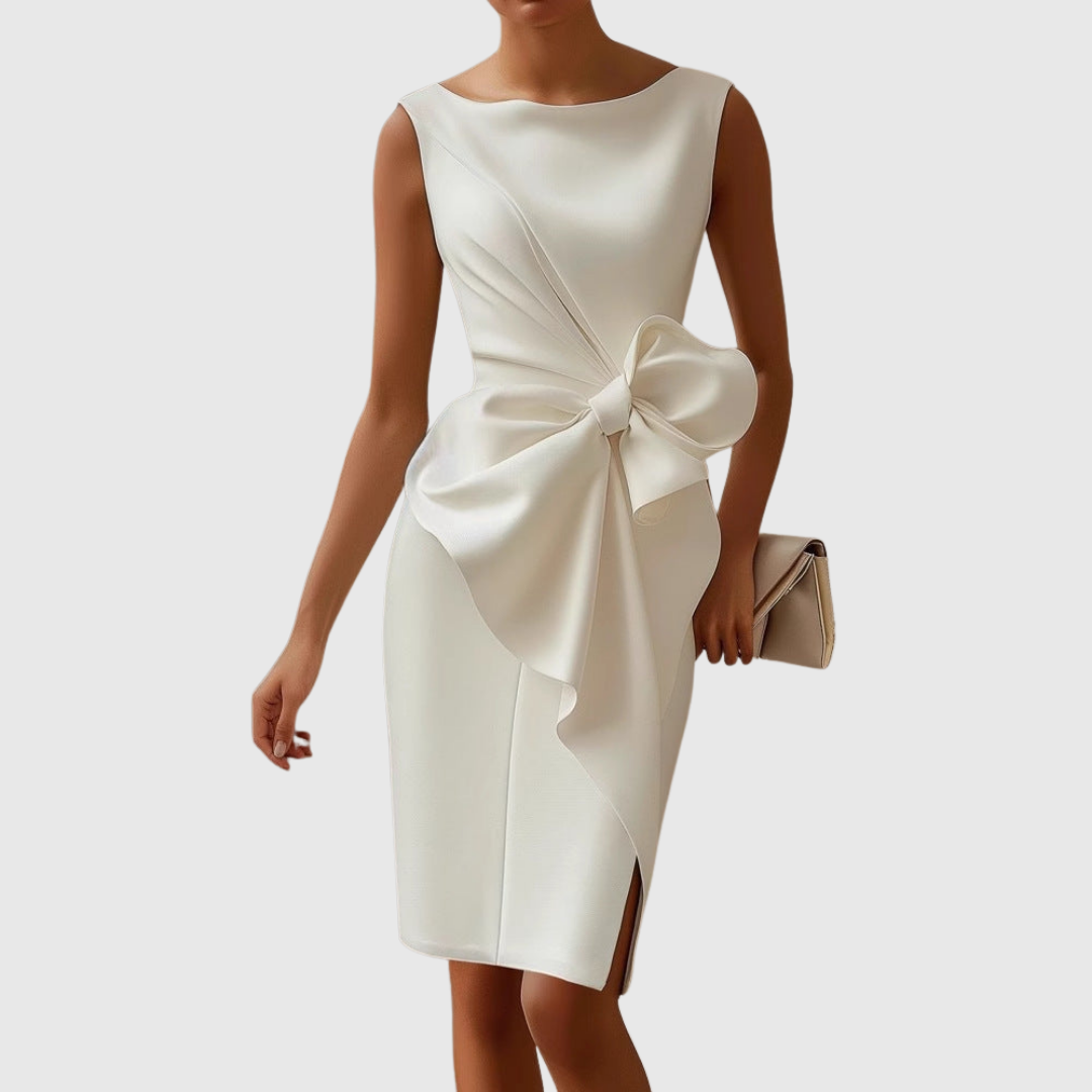 Ainsley | Chic Sleeveless Midi Gown