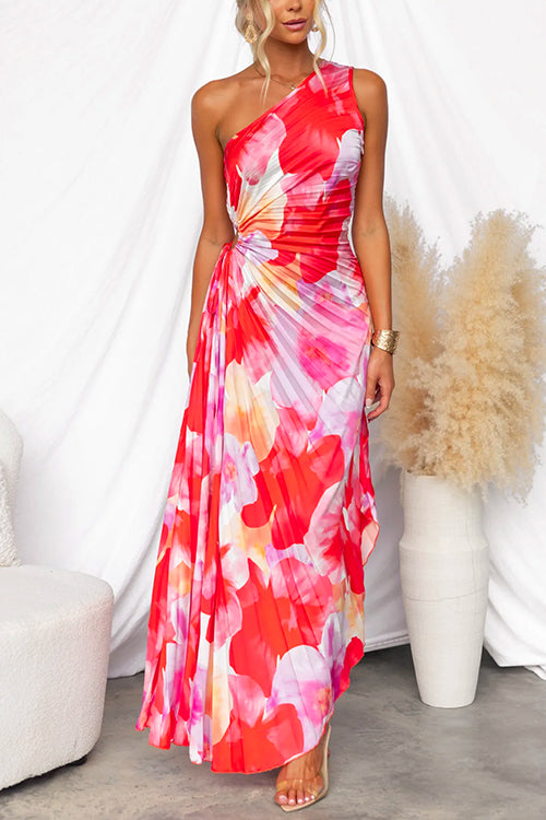 Celeste™ | Asymmetrical Ruffle Dress