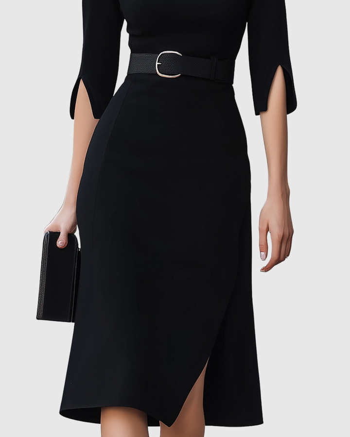 Everlyn | Timeless Navy Maxi Dress